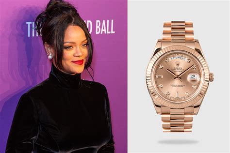 female celebrities wearing Rolex watches